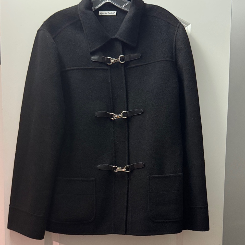 Alexandra Bartlett Black Pea Coat with Toggle Closures. Never worn!